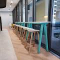 Tokio Marine | Product Seen: [Apex Bar Table - W1600 & Kami Barstool - Wood]